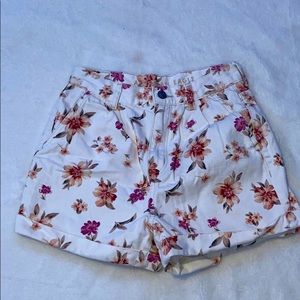 Colorful flower shorts